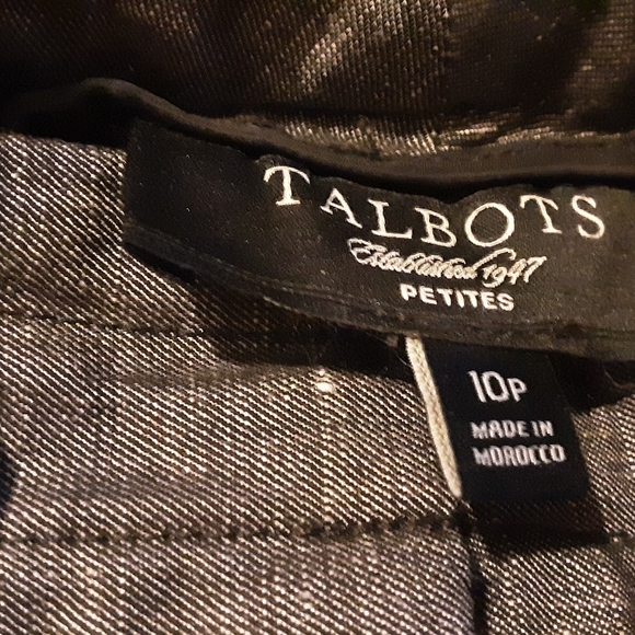 Talbots Linen-blend Dress Slacks Pants - Picture 4 of 7